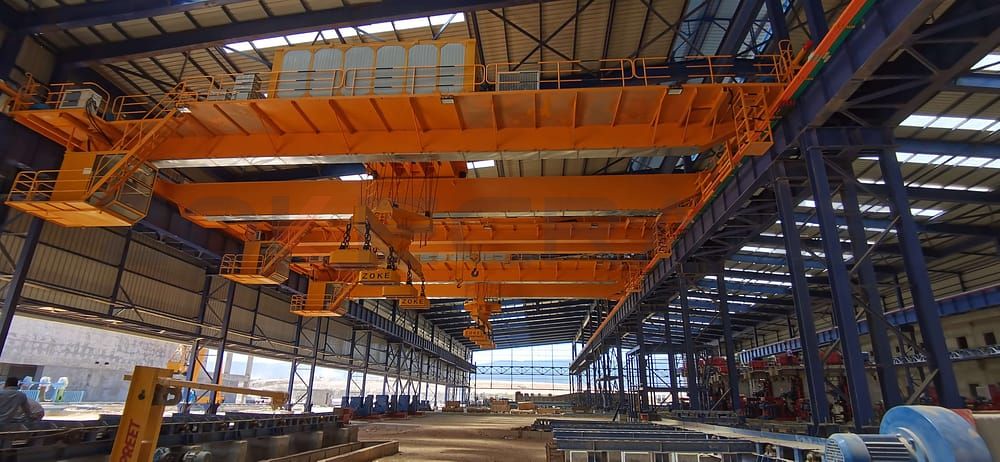 Installationssätze für Brückenkrane für die Stahlindustrie