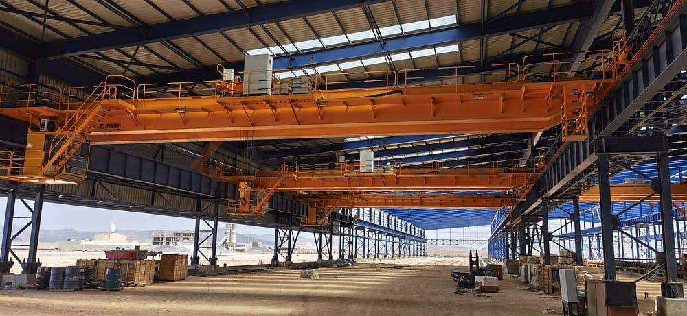 Installationssätze für Brückenkrane für die Stahlindustrie