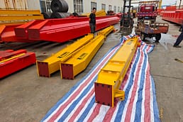  sets double girder overhead crane delivery to Switzerland