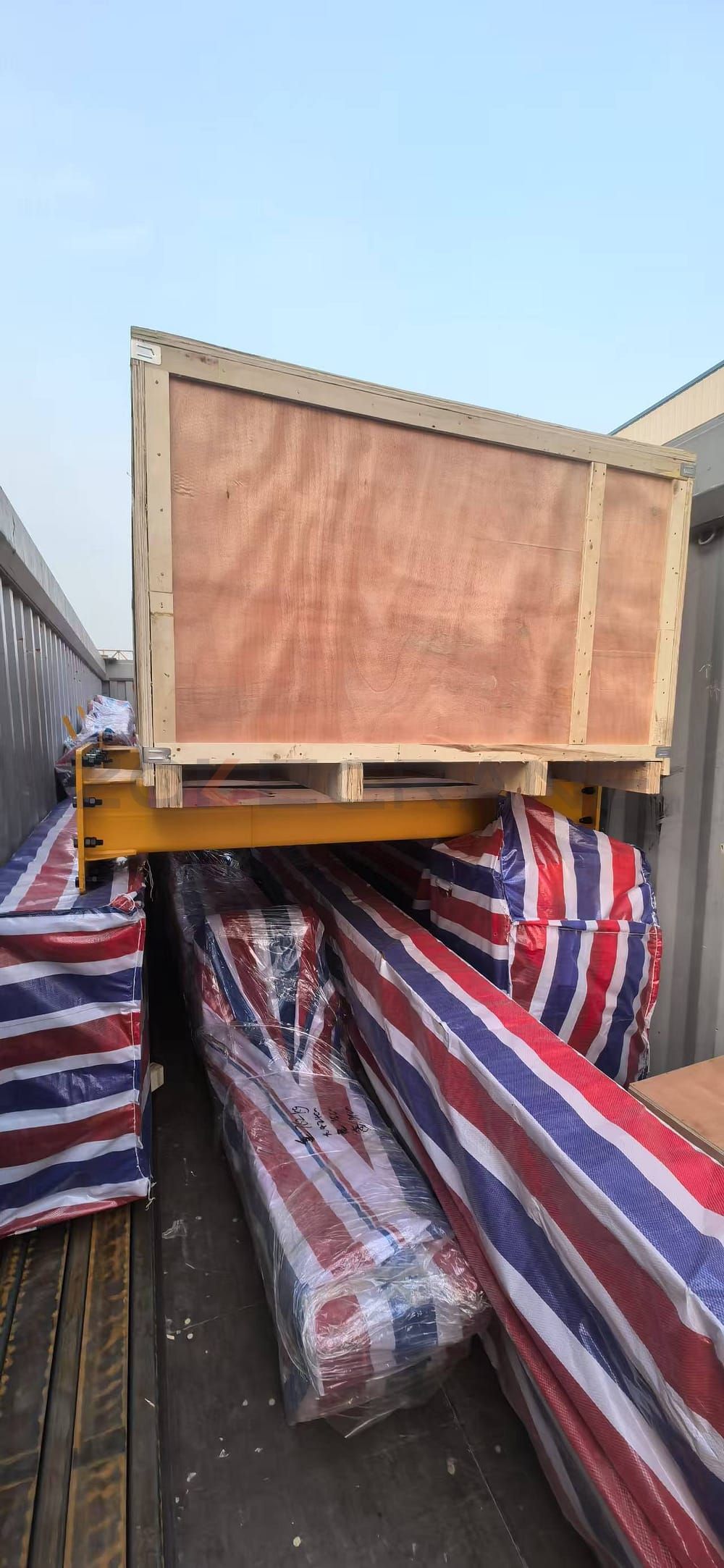 UruguayT Gantry Crane Project Delivery packaging