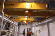 double girder overhead crane na naka-install sa larawan ng Switzerland