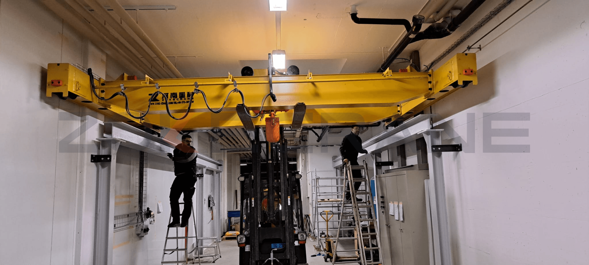 double girder overhead crane na naka-install sa Switzerland pitcure